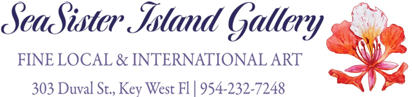 A purple logo for island gardens international.